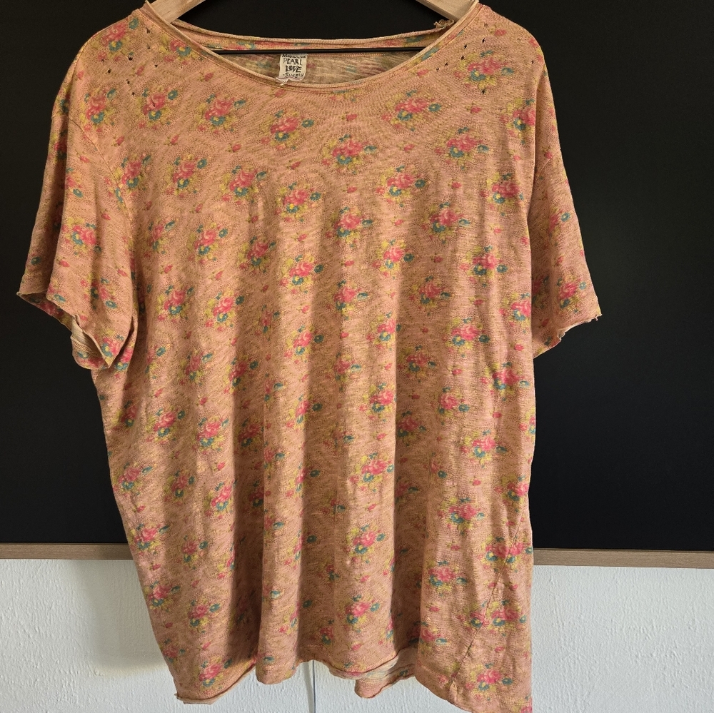 Magnolia Pearl floral cotton jersey top. NEW with Tags